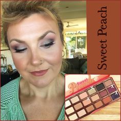 Going green using 'Bless Her Heart' from Too Faced Sweet Peach palette. Cruelty free. Small Eyes, Everyday Eye Makeup