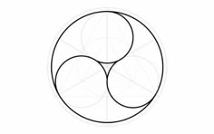 an image of three circles in the shape of a circle