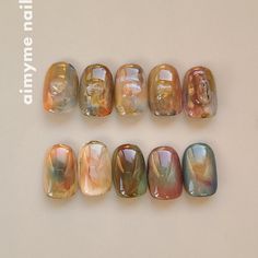 design by @aimyme_nail 【おまかせdesign】¥9900 付替オフ無料/パラジェル◎/ご希望のお色味と雰囲気をおうかがいしてお客様おひとりお一人に合わせたデザインをご提案します🍯 ご予約の際は下記項目を記載の上 LINEにてメッセージをお送りください！ __________________________ ①お名前 ②希望日時 ③ご希望メニュー ④オフの有無 ⑤ご希望のカラーや雰囲気 __________________________ ご来店の際の次回予約は随時受け付けております🍦 ご質問などはDMでも受け付けておりますので お気軽にお問い合わせください！ #もやもやネイル #くすみネイル #寒色ネイル #地層ネイル #鉱物ネイル #ミラーネイル #柏ネイル #柏ネイルサロン #東京ネイル #東京ネイルサロン #サテンネイル #nuancedesign #��インクネイル #個性派ネイル #ぷくぷくネイル #nuance Artsy Style, Diy Nails, Nail Salon, How To Do Nails, Makeup Nails, Pretty Nails, Cute Nails