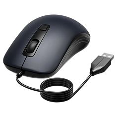 a computer mouse with a cord attached to it