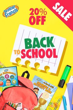 the back to school sale is on and it's about 20 % off for children