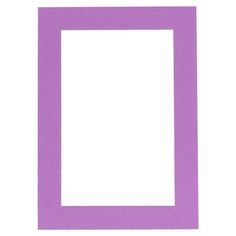 a purple square frame on a white background