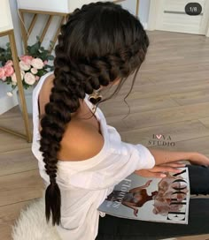 Classy Hairstyles, Peinados Fáciles Para Cabello Corto, Hairdo For Long Hair, Hair Stylist Life, Easy Hairstyles For Long Hair, Braids For Long Hair, Bridesmaid Hair