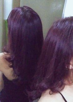 Purple Dye On Brown Hair, Deep Plum Hair Color, Plum Hair Color, Color Uva