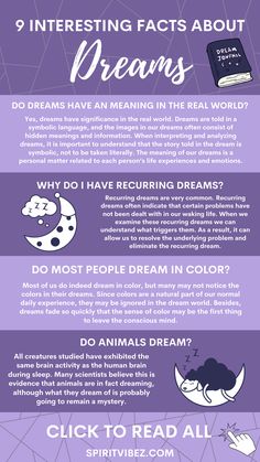 9 Interesting Facts About Dreams Interesting Facts About Dreams, Understanding Dreams, Recurring Dreams, Sleep Dream, Psychology Fun Facts