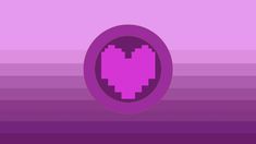 an image of a heart in the middle of a purple background