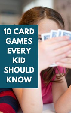 Family Card Games, Fun Card Games, Card Games For Kids, Playing Card Games, Family Fun Night, Family Cards