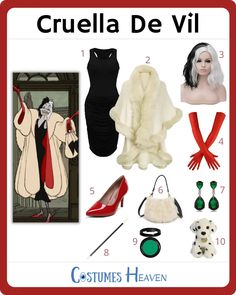 the costume guide for cruela de vii