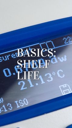 an electronic device with the words basics sheep life on it