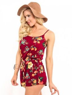 Maroon Gorgeous Floral Romper | 50% Off Sale | MomMeAndMore – MomMe and More Maroon Jumpsuits, Cute Jumpsuits, Maroon Romper, Summer Jumpers, Shorts Jumpsuit, Bell Sleeve Romper, Romper Shorts, Junior Fashion, Shorts Romper