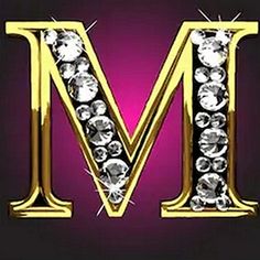 the letter m is made up of diamonds