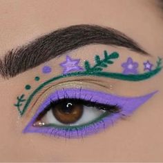 Questions? Leave A Comment Below! Encanto Makeup, Artistic Eyeshadow, Eyeshadow Designs, Isabela Madrigal, Funky Makeup, Disney Encanto, Cute Eye Makeup, Graphic Makeup, Graphic Eyeliner