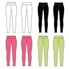 https://www.etsy.com/listing/1376827719/leggings-womens-fashion-flat-templates?click_key=82edfae834a305ee4b1e6cd8a41f1247eac441ef:1376827719 Leggings Flat Sketch, How To Draw Leggings, Pants Template, Fashion Flat Sketch, Illustrator Fashion, Clothing Templates, Designer Leggings, Hoodie Drawing, Ladies Pants