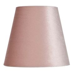 a pink lamp shade on a white background