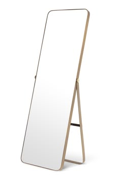 an easel with a mirror on it and a white board in the middle that is leaning up