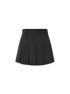 MO&Co. Women's High Waist Pleated Culottes Features : - Pleated design- High waist A-line silhouette- Mini length skirt with inner shortsCode: MBC3SOTT12The back length of size M is 36.5cm MATERIALS & CARE : Material: 64.5% Polyester 33.3% Viscose 2.2% SpandexUse a washing machine at the mild process of 30 centigrade Do not bleach, hang to dry Iron and dry at low temperature Do not soak, do not expose to the sun In mesh bag, wash with similar colors Please wash with special detergent for silk an Pleated Culottes, Black Pleated Skirt, Mesh Bag, A Line Skirts, Pleated Skirt, Washing Machine, High Waisted Skirt, The Sun, Black And Grey