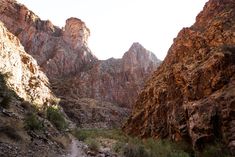 there is a trail going through the mountains