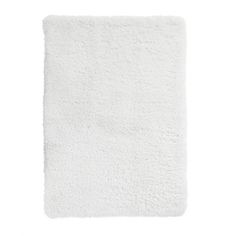 a white rug on a white background