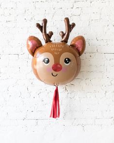 christmas-red-nose-reindeer-foil-balloon-skirt Balloon Centerpiece, Red Nose Reindeer, Design Skirt, Celebration Decor, Sweets Table, Balloon Pop, Giant Balloons, Christmas Balloons, Balloon Centerpieces