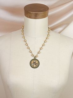 Shimmering Vintage Golden Necklace with Gold Pearls – The Elegant Muse Shipping Orders