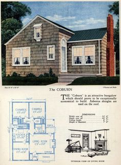 an old house is shown in the catalog