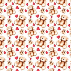 The Tossed Lovely Teddy Bear & Hearts Fabric is a part of the Lovely Teddy Bear Fabric Collection printed by Sew Creative Fabrics. Digitally Printed on 100% cotton and measures 42-43" wide. Sew Creative Fabrics prints are only available through Sewing Parts Online, not sold in stores or anywhere else online. * Proudly Manufactured in Dickson, Tennessee USA! * * Even though we do our best to make certain that the colors in our fabric photographs are accurate, please be aware that your display scr Teddy Bear Fabric, Watercolor Teddy Bear, Cartoon Teddy Bear, Dickson Tennessee, Bear Fabric, Art Supplies Bag, Bear Images, Iron Accessories, Quilting Supplies