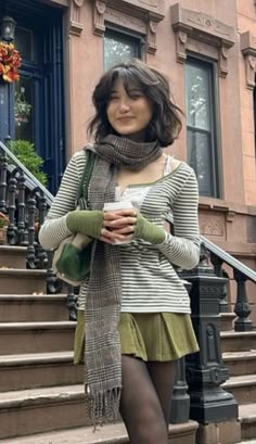 Amelie Poulain Aesthetic Outfit, Funky Autumn Outfits, Shirts To Wear With Long Skirts, Deep Autumn Outfits Aesthetic, 90s Inspired Fall Outfits, French Core Outfits, 2014 Twee Style, Colorful Academia Aesthetic Outfit, Frazzled English Woman Outfits Summer