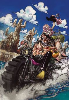 Kaido One Piece, Doflamingo Wallpaper, Big Mom Pirates, Big Mom, One Piece Funny, Mom Art