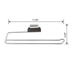 the standard toilet paper holder is shown with measurements for each section and features a towel bar