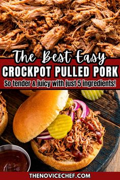 the best easy crockpot pulled pork recipe