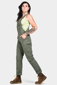 Freshley Overalls in Ultra Light Lichen Green Ripstop Work Pants Dovetail Workwear Dovetail Workwear, Straight Leg Overalls, Work Pants For Women, Canvas Pants, Shake It Off, Extra Fabric, Fine Fabric, Keep Your Cool, Work Pants