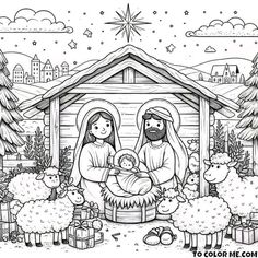 christmas coloring pages for adults and kids