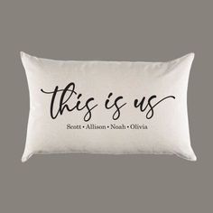 this is us personalized pillow