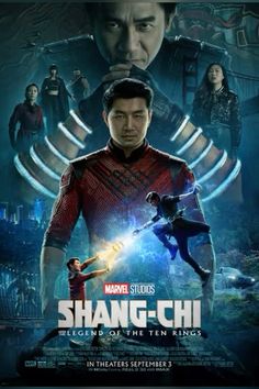 the movie poster for the upcoming film, shang - chi