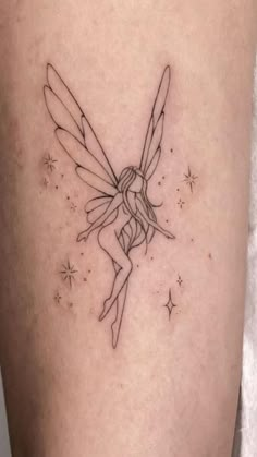 fairy tattoo in 2022 | Artsy tattoos, Pretty tattoos, Fairy tattoo Small Fairy Tattoos, Pixie Tattoo, Artsy Tattoos, Fairy Tattoo Designs, Small Pretty Tattoos, Fairy Tattoo, Subtle Tattoos, Elegant Tattoos