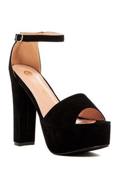 Cairo Platform Sandal Black High Heel Sandals, Sandals Black, Lace Up Heels, Perfect Shoes, Cairo, Ankle Strap Sandals