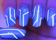 After Earth, Tron Legacy, Catty Noir, Estrogen Dominance, Cyberpunk Aesthetic, Nail Photos, Popular Nails, Cyberpunk 2077, Tron