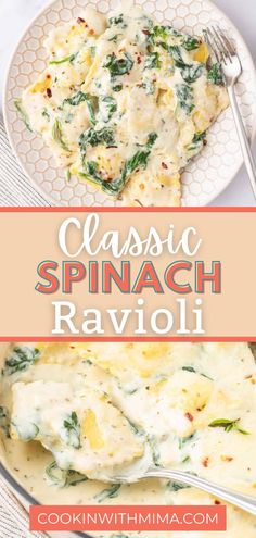 the classic spinach ravioli recipe is easy to make and delicious