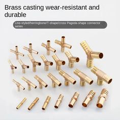 brass casting wear - resistant and durable connectors are available in multiple sizes