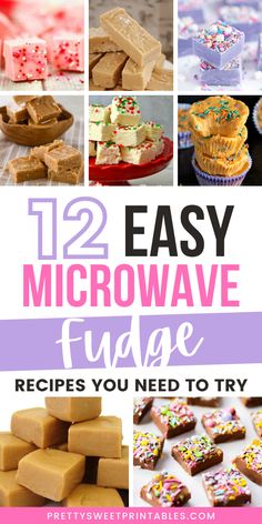 12 easy microwave fudge recipes you need to try for desserts and cupcakes