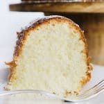 a slice of cake sitting on top of a white plate