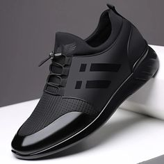 Office Shoes Men, Office Shoes, Rubber Shoes, Genuine Leather Shoes, Sneakers Men Fashion, Mens Fashion Shoes, Mens Casual Shoes, Leather Sneakers