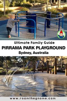 the ultimate family guide to pirrama park playground in sydney, australia with text overlay