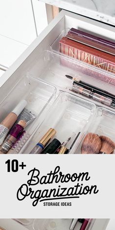 bathroom organization