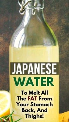 Melt Belly Fat, Japanese Water, Belly Fat Drinks, Body Wrap, Belly Fat Burner Drink, Natural Drinks, Belly Fat Burner, Fat Loss Drinks, Best Detox