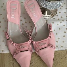 Dior Pink, Pastel Outfit, Pink Heels, Pink Shoes