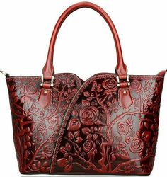 Handmade Leather Tote, Bag Inspiration, Metallic Handbags, Floral Handbags, Perfect Purse, Leather Satchel Handbags, Bags Handmade, Perfect Handbag, Handbag Heaven