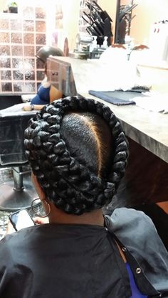 Barbara Hairstyles, Halo Braid Natural Hair, Braid Buns, Natural Braid Styles, Goddess Braids Updo, Goddess Braid Styles, Goddess Braid, Glamorous Wedding Hair, Natural Hair Haircuts