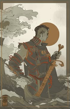 Fan Art Gallery: Postcards from the Road | Critical Role - @caemiel caemidraws.tumblr.com Ronin Samurai, Critical Role Characters, Critical Role Campaign 2, Critical Role Art, Character Design Cartoon, The Mighty Nein, Critical Role Fan Art, Mighty Nein, Fantasy Male