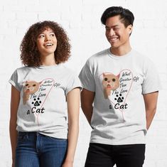 Get my art printed on awesome products. Support me at Redbubble #RBandME: https://www.redbubble.com/i/t-shirt/WHAT-GREATER-GIFT-THAN-THE-LOVE-OF-A-CAT-by-Mohammedmzet/96026230.WFLAH?asc=u Refashion Tshirt, Carton Design, Calvin Hobbes, Tshirt Outfit, Tshirt Quilt, Tshirt Refashion, Design Tshirt, Year Of The Tiger, Dog Face